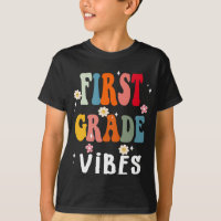 First Grade Vibes - 1st Grade Team Retro 1st Day o
