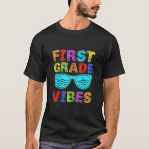 First Grade Vibes First Day Of 1st Grade Kids Back T-Shirt