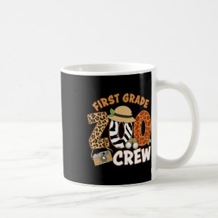 First Grade Zoo Crew Back To School Wild Animal Sa Coffee Mug