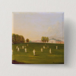 First Grand Match of cricket played by members of 15 Cm Square Badge