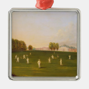 First Grand Match of cricket played by members of Metal Tree Decoration