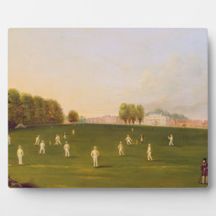 First Grand Match of cricket played by members of Plaque