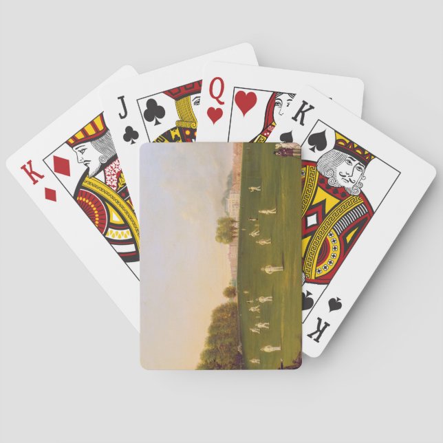 First Grand Match of cricket played by members of Playing Cards (Back)