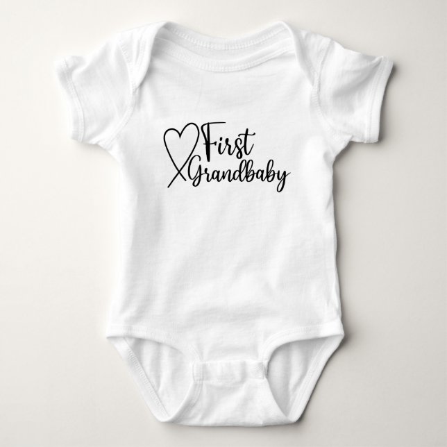 First Grandbaby Baby Bodysuit (Front)