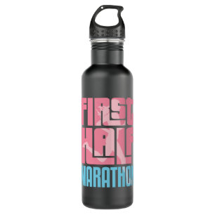 First Half Marathon 13.1 Runner Race 710 Ml Water Bottle