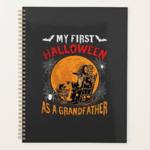 First Halloween As Grandfather Wizard Bat Moon_1 Planner