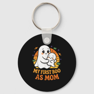 First Halloween As Mom 1st Time Mother Key Ring