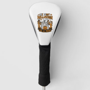 First Halloween As Mum Ghost Castle Pumpkin Trees Golf Head Cover