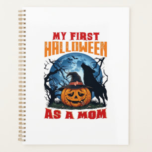 First Halloween As Mum Pumpkin Wolf Moon_1 Planner