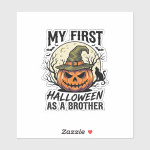 First Halloween Brother Vintage Pumpkin Moon Shirt