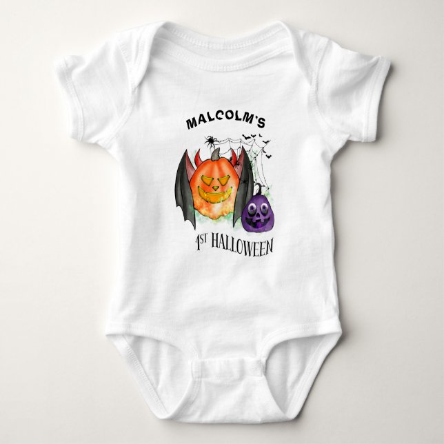 First Halloween custom Baby Bodysuit (Front)