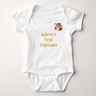 First Halloween Custom Name Boy/Girl Baby Bodysuit