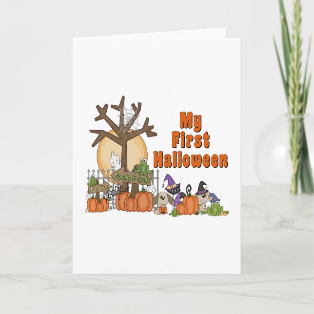 First Halloween Cute & Spooky Card (Front)
