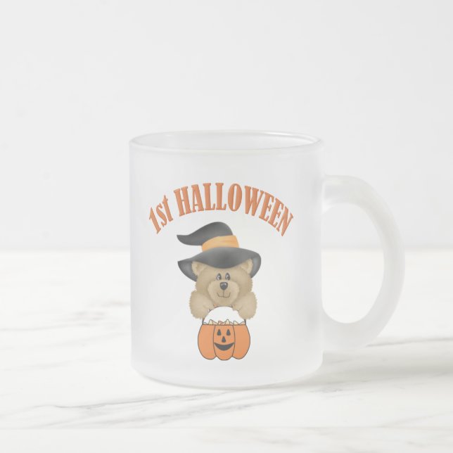 First  Halloween Frosted Glass Coffee Mug (Right)