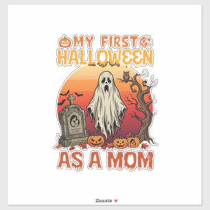 First Halloween Mum Ghost Tombstone Pumpkin_1