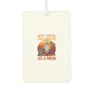 First Halloween Mum Ghost Tombstone Pumpkin_1 Car Air Freshener