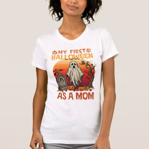 First Halloween Mum Ghost Tombstone Pumpkin_1 T-Shirt