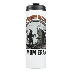 First Halloween Mum Vintage Engraving Haunted Witc Thermal Tumbler