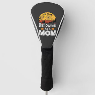 First Halloween Mum Vintage Sunset Design_1 Golf Head Cover