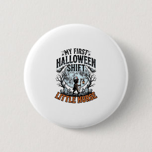 First Halloween Nurse Spooky Moon Infant Costume D 6 Cm Round Badge
