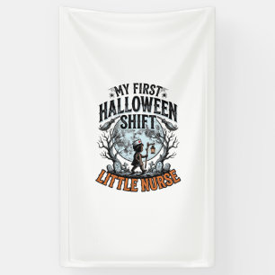 First Halloween Nurse Spooky Moon Infant Costume D Banner