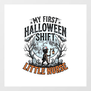 First Halloween Nurse Spooky Moon Infant Costume D Window Cling