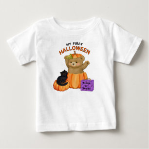First Halloween Teddy Baby T-Shirt