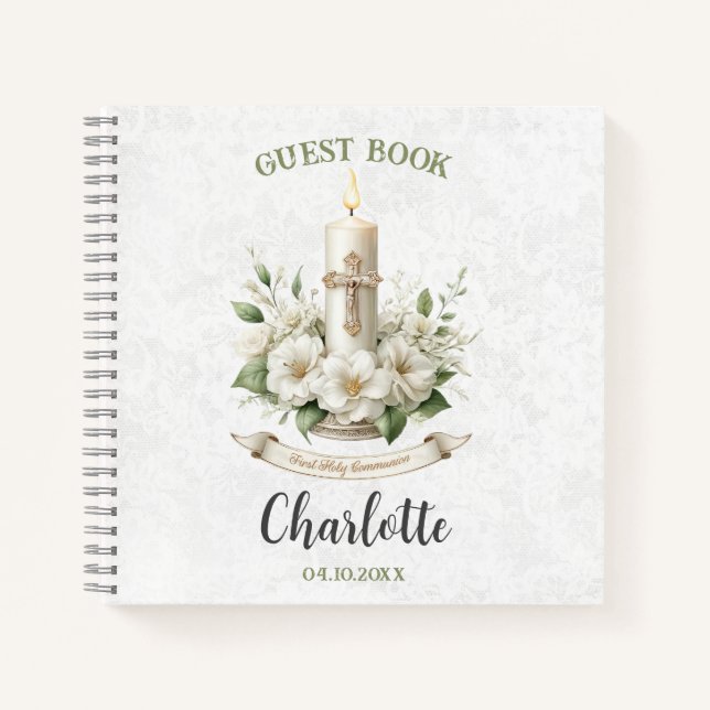 First Holly Communion Guest Book (Front)
