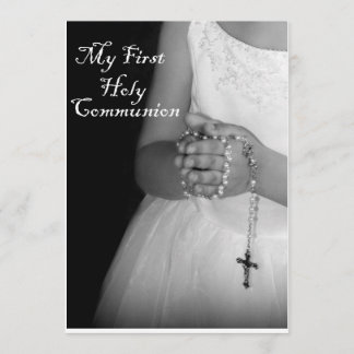 First Holy Communion 3 Invitation