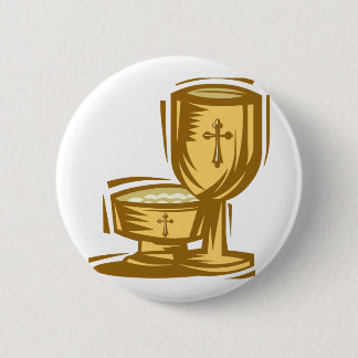 First Holy Communion 6 Cm Round Badge