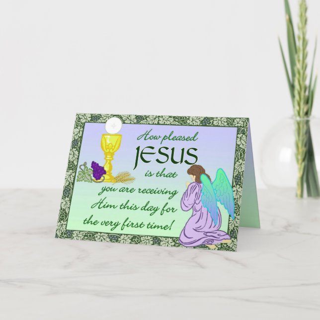 First Holy Communion Card (Front)