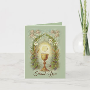 First Holy Communion Catholic Thank You