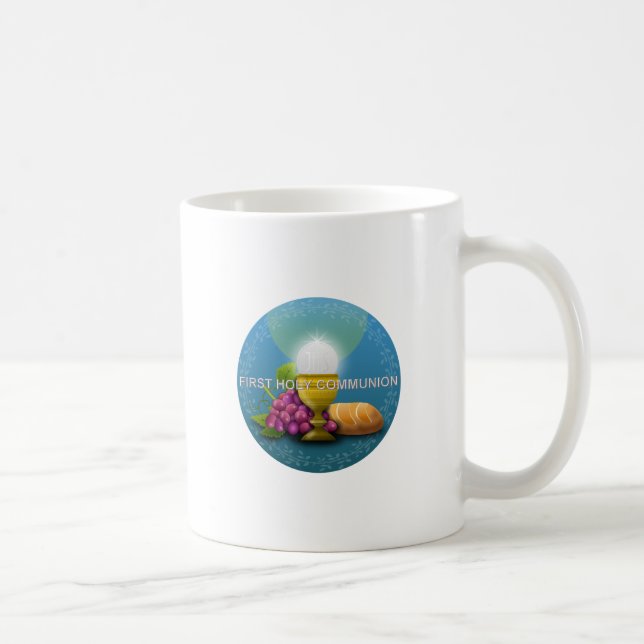 First Holy Communion Chalice and Host Coffee Mug (Right)