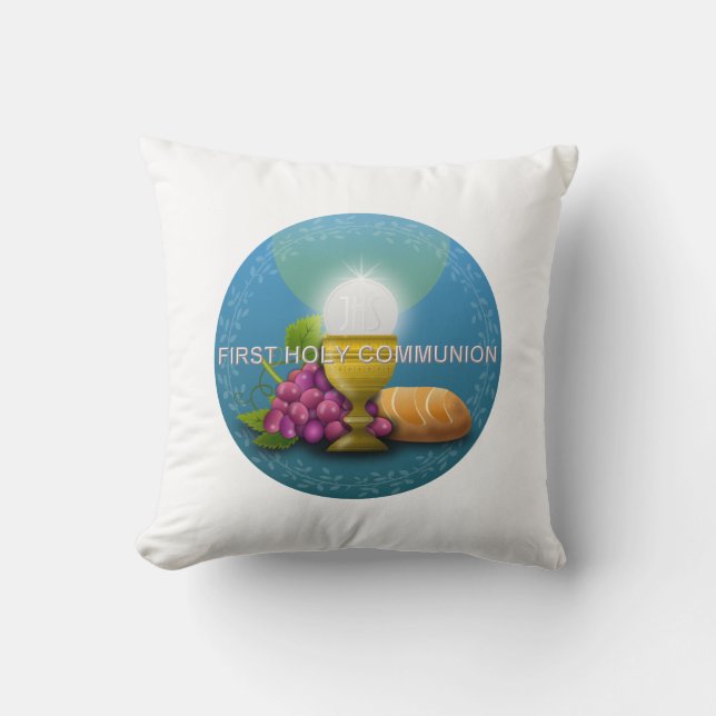 First Holy Communion Chalice and Host Cushion (Front)