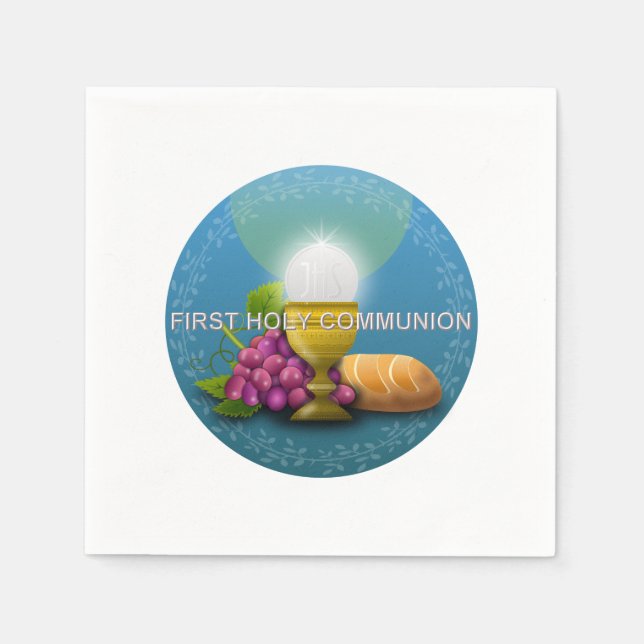 First Holy Communion Chalice and Host Napkin (Front)