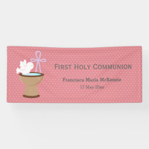 First Holy Communion * choose background colour Banner