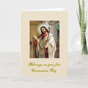 First Holy Communion - Congratulations - Card