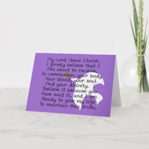 First Holy Communion Day Gifts Card