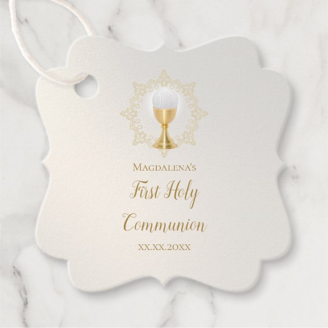 First Holy Communion Favour Tags (Front)