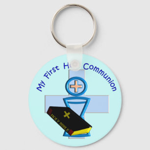 First Holy Communion Gifts for Kids Key Ring