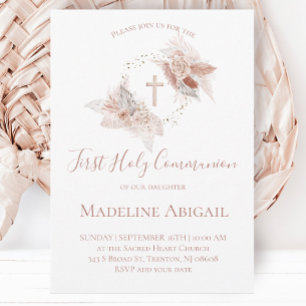 First Holy Communion girl Invitation