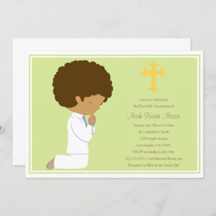 First Holy Communion - Green Invitation