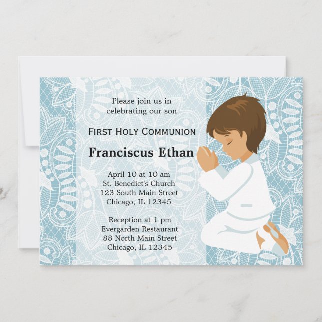 First Holy Communion Invitation (Front)