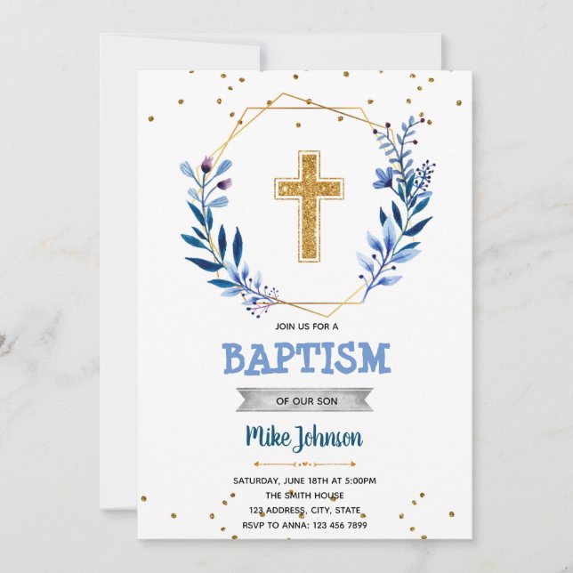 first holy communion invitation (Front)