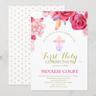 First holy communion invitation