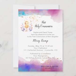 First Holy Communion Invitation
