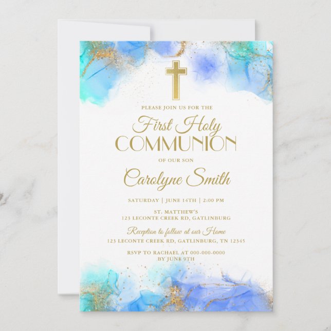 First Holy Communion Invitation (Front)