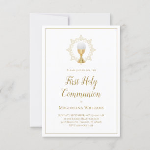First Holy Communion Invitation