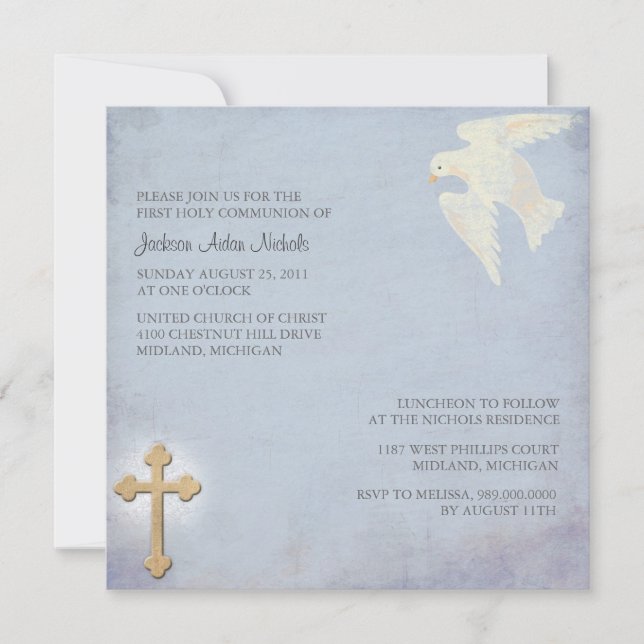 First Holy Communion Invitations (Front)
