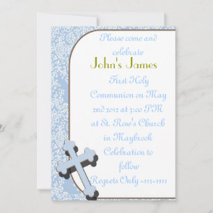 First Holy Communion Invitations FOR BOYS